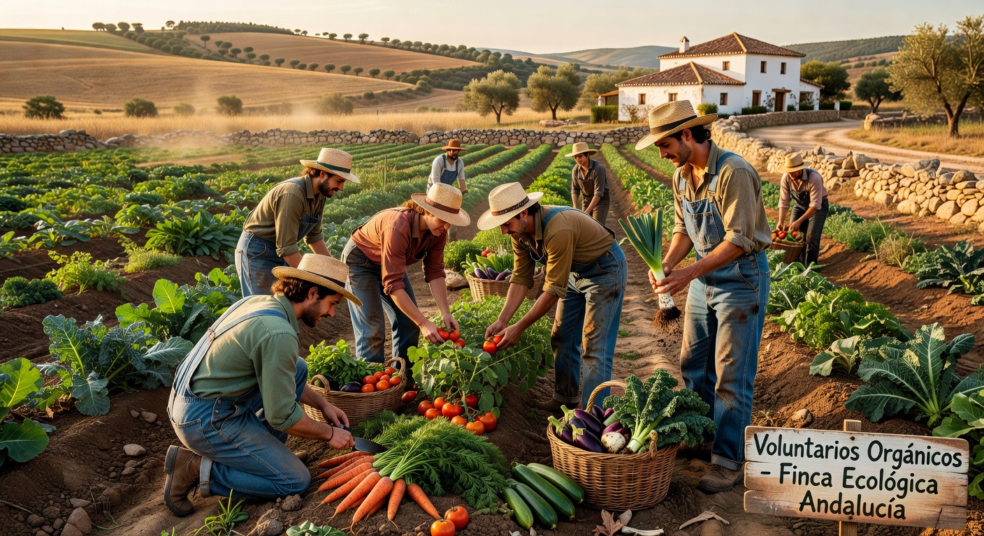 Voluntariado en granja Andalucía